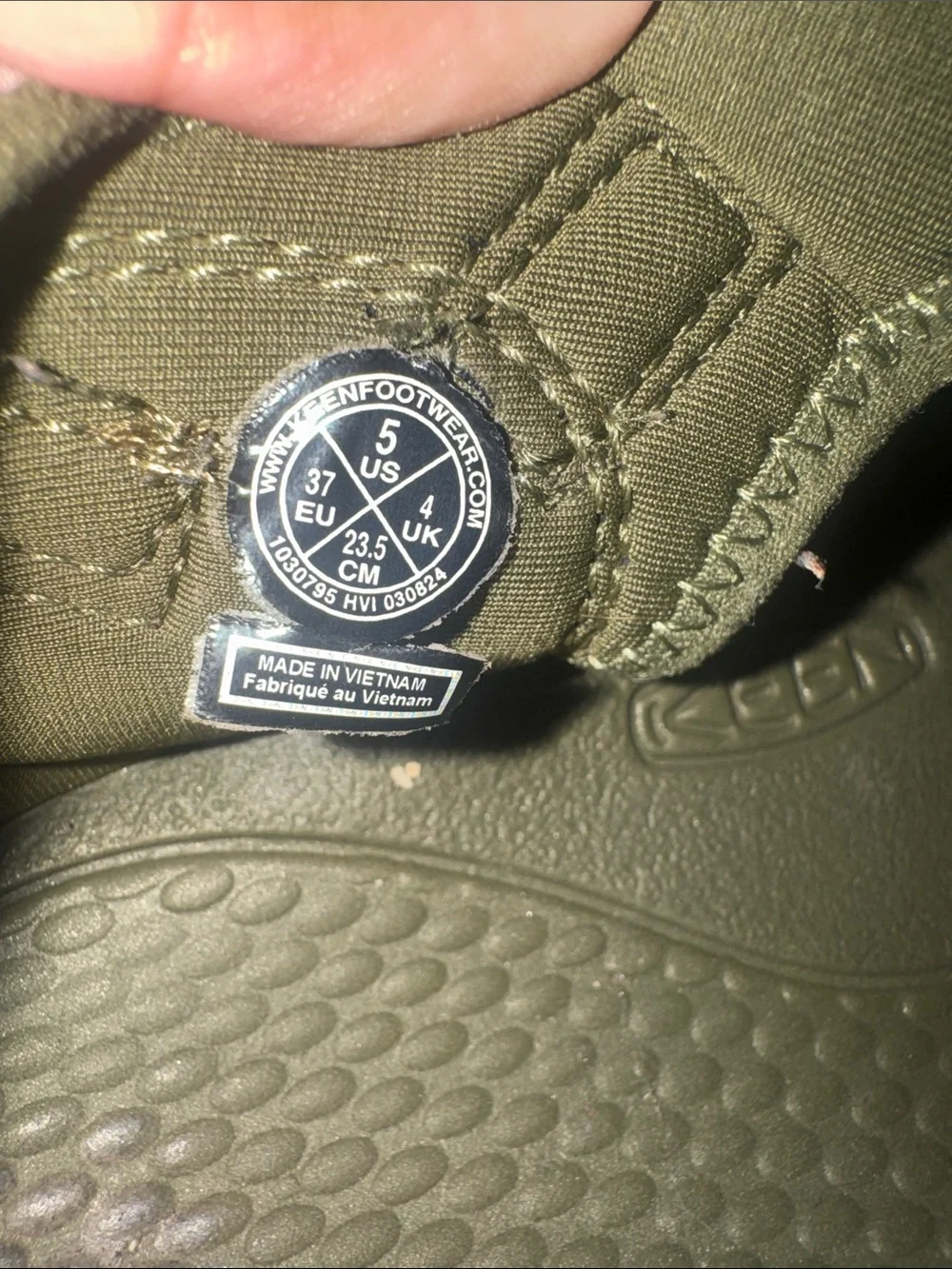 Keen hiking shoes size